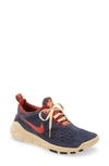 Nike Free Run Trail Sneaker In Thunder Blue/ Orange/ Cinnabar