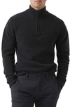 Rodd & Gunn Charlestown Quarter Zip Sweater In Forest