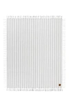 Slowtide Dylan Stripe Oversize Beach Blanket In White