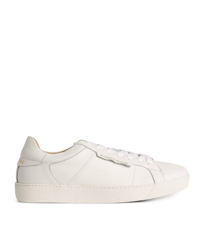 Allsaints Leather Sheer Sneakers In White