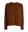 Allsaints Cashmere-rich Kiera Sweater In Brown
