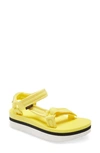 Teva Flatform Universal Sandal In Limelight