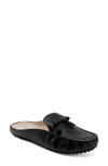 Aerosoles Women's Bowie Leather Driving Moccasin Mules In Black