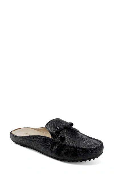 Aerosoles Women's Bowie Leather Driving Moccasin Mules In Black Leather