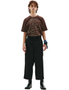 JUNYA WATANABE BLACK CROPPED trousers,WH-P014-051-1