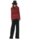 COMME DES GARCONS CDG POLKA-DOT BLOUSE WITH RUFFLES,RH-B002-051-4
