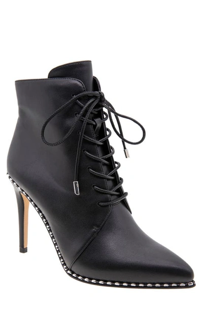 Bcbgeneration Haxah Lace Up Bootie In Black