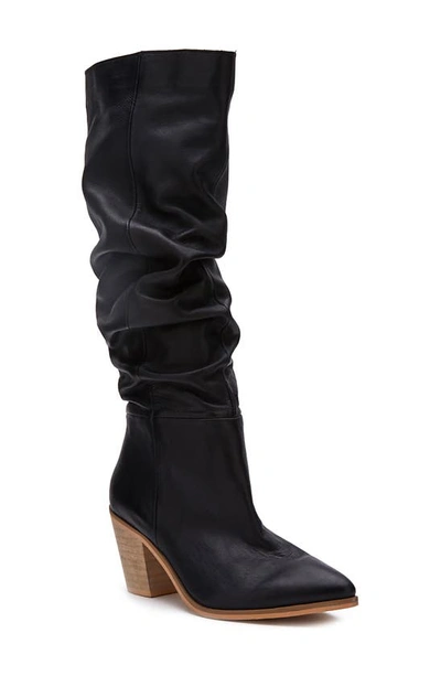 Matisse Remi Slouch Pointed Toe Boot In Black