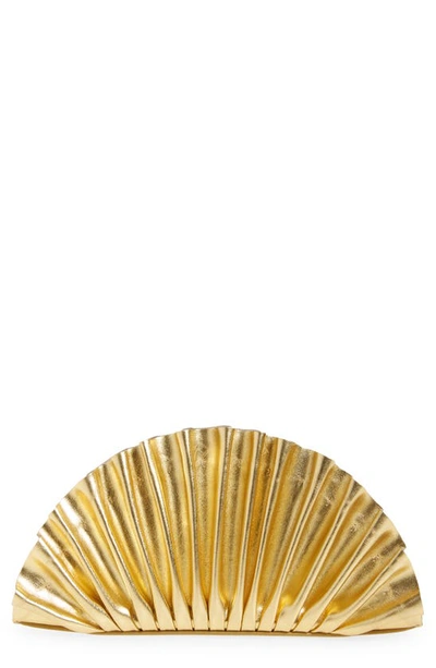 Cult Gaia Mini Nala Clutch In Gold