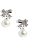 Cristabelle Imitation Pearl Bow Earrings