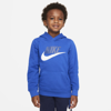 Nike Sportswear Club Fleece Little Kids' Pullover Hoodie In Game Royal