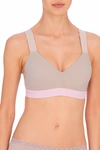 Natori Dynamic Convertible Contour Sports Bra (32b) In Sandcastle/macaroon