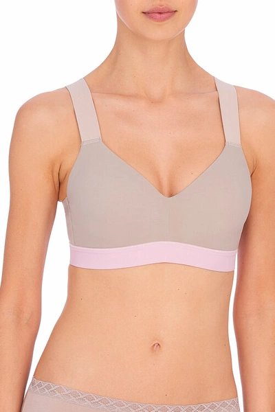Natori Dynamic Convertible Contour Sports Bra (32b) In Brown