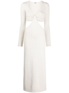 Cult Gaia Jana Cut-out Detail Dress In Nude