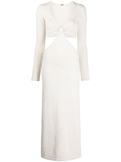 Cult Gaia Jana Cut-out Detail Dress In Nude