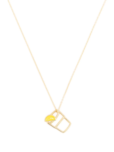 Aliita Drink-charm Necklace In Gold