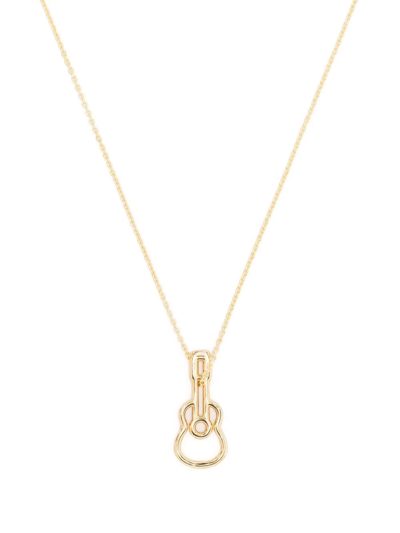Aliita Guitar-charm Necklace In Gold