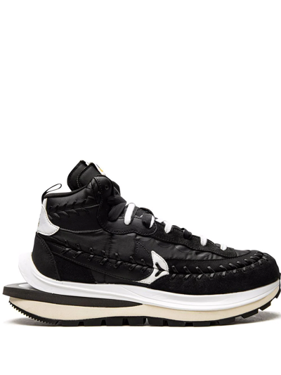 Nike Sacai X Jean Paul Gaultier Vaporwaffle Sneakers In Schwarz