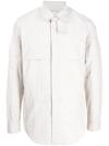 JULIUS CONCEALED-FRONT FASTENING SHIRT