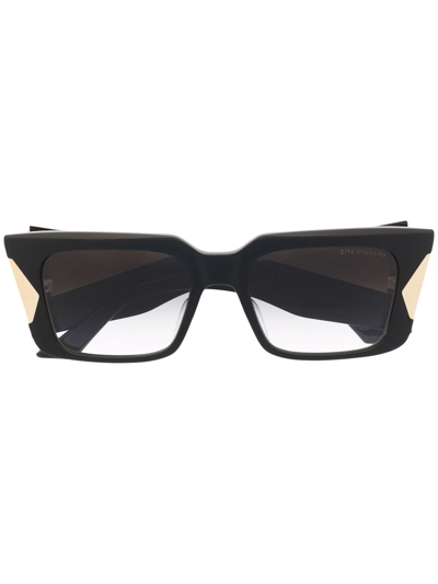 Dita Eyewear Dydalus Oversized Sunglasses In Schwarz