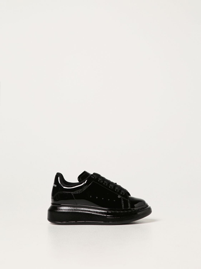 Alexander Mcqueen Kids' Oversized Low-top Trainers In Black