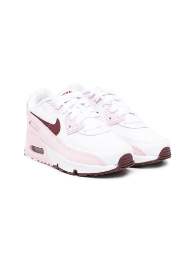 Nike Kids' Air Max Low-top Leather Trainers In Pink