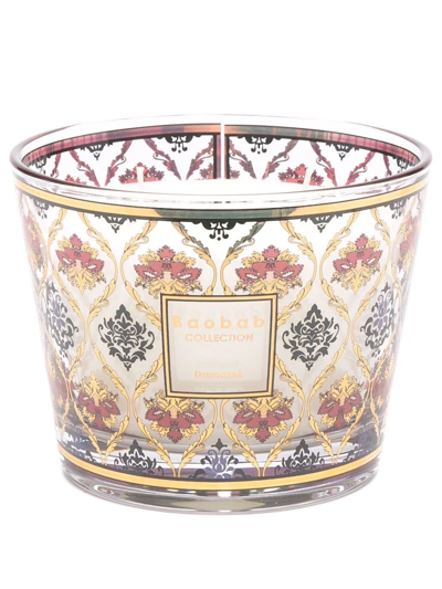 Baobab Collection Damasse Candle In White