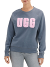 Ugg Madeline Fuzzy Logo Sweatshirt In Cyclone Lavender