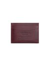 Shinola Men's Five-pocket Vachetta Leather Card Case In Burgundy