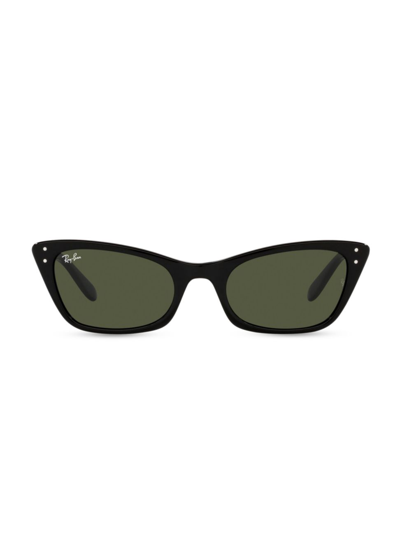 Ray Ban Ray-ban Lady Burbank 55mm Cat Eye Sunglasses In Black