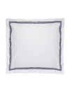 Frette Hotel Classic Euro Sham In White Navy