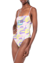 GCDS GCDS WOMAN ONE-PIECE SWIMSUIT SAND SIZE S POLYESTER,47289636EB 6