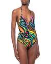 MOSCHINO MOSCHINO WOMAN ONE-PIECE SWIMSUIT BLACK SIZE 6 POLYESTER, ELASTANE,47289710VN 3