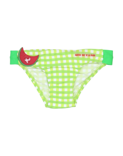 Agatha Ruiz De La Prada Kids' Bikini Bottoms In Light Green