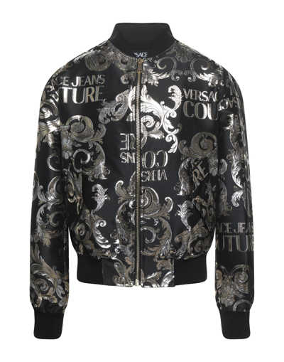 Versace Jeans Couture Jackets In Black