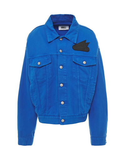 Mm6 Maison Margiela Denim Outerwear In Blue