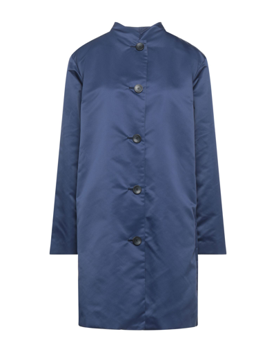 Add Oversize Coat In Blue