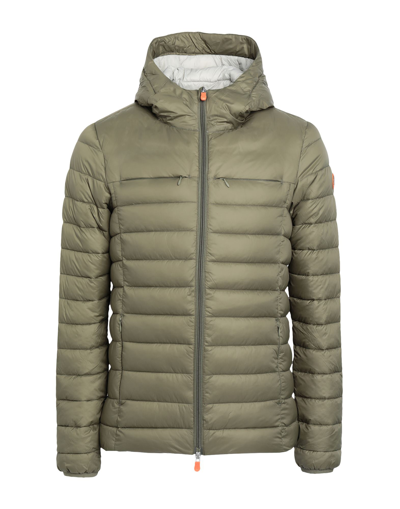 Save The Duck Down Jackets In Green