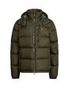 POLO RALPH LAUREN POLO RALPH LAUREN WATER-REPELLENT DOWN JACKET MAN PUFFER MILITARY GREEN SIZE L RECYCLED POLYESTER,16077549HL 3