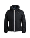 K-way Down Jackets In Black