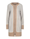 HERNO HERNO WOMAN OVERCOAT & TRENCH COAT LIGHT GREY SIZE 6 GOAT SKIN,49615101CV 4