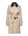 ADD ADD WOMAN OVERCOAT BEIGE SIZE 2 COTTON, POLYESTER,16075658NM 7