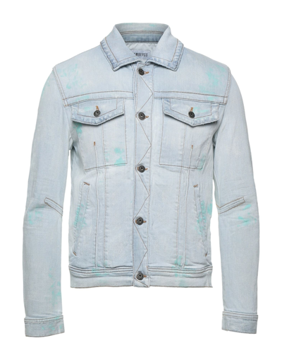 Bikkembergs Denim Outerwear In Blue