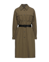 Ahirain Overcoats In Military Green