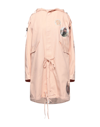 Raf Simons Photograph-print Hooded Coat In Salmon Pink