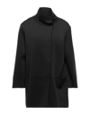 Alpha Studio Overcoats In Black