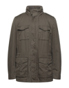 Herno Man Jacket Military Green Size 48 Cotton, Polyester