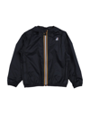 K-way Kids' Jackets In Dark Blue