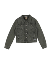 Please Denim Outerwear In Green