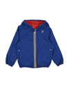 K-way Kids' Jackets In Bright Blue